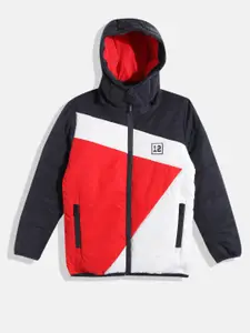 Monte Carlo Boys Colourblocked Hooded Padded Jacket