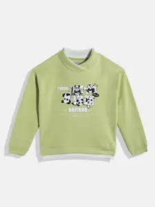 Monte Carlo Kids Girls Printed Sweatshirt