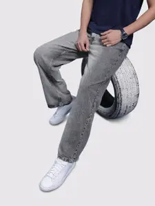 The Roadster Life Co. Men Wide Leg Heavy Fade Pure Cotton Jeans