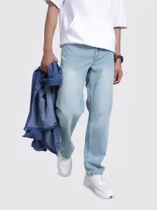 The Roadster Life Co. Men Straight Fit Pure Cotton Jeans