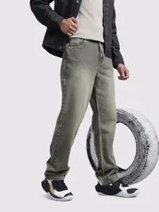 The Roadster Co. Men Straight Fit Heavy Fade Stretchable Jeans