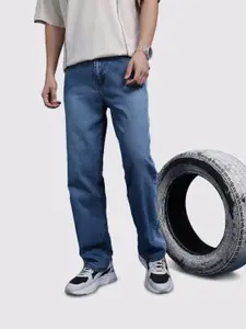 The Roadster Life Co. Men Straight Fit Pure Cotton Jeans