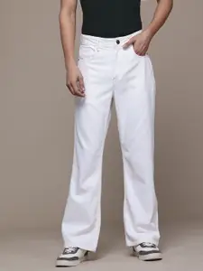 The Roadster Lifestyle Co. Men Flared Fit Pure Cotton Jeans