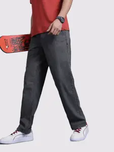 The Roadster Life Co. Men Straight Fit Faded Jeans