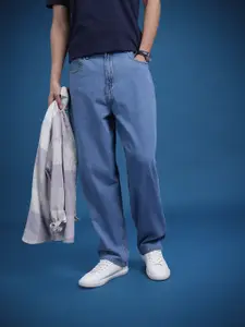 The Roadster Life Co. Men Skater Fit Pure Cotton Jeans