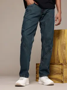 The Roadster Life Co. Men Pure Cotton Light Fade Panelling Jeans