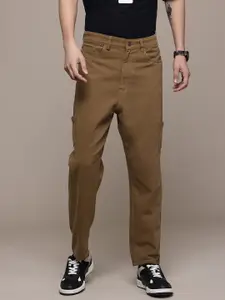 The Roadster Lifestyle Co. Men Loose Cropped High-Rise Jeans