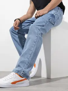 The Roadster Life Co. Men Loose Fit Pure Cotton Jeans