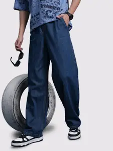The Roadster Life Co. Men Baggy Fit Pure Cotton Jeans