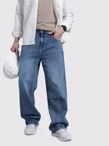 The Roadster Life Co. Men Loose Wide Leg Fit Jeans