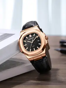 GIORDANO Men Round Dial & Straps Analogue Watch GZ-50104-03