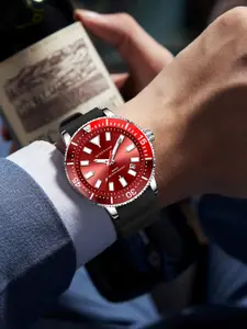 GIORDANO Men Round Dial & Bracelet Style Straps Analogue Watch GZ-50103-01