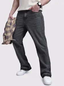 The Roadster Life Co. Men Frayed Hem Flared Jeans