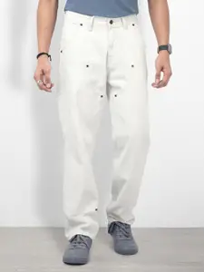 The Roadster Life Co. Men Straight Fit Pure Cotton Jeans