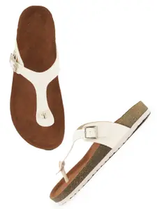 Lavie Women T-Strap Flats With Buckles