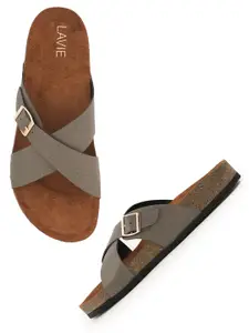 Lavie Women Round Toe Ballerinas Flats with Buckles