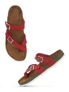 Lavie Women One Toe Flats with Buckles