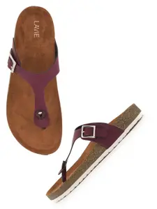 Lavie Women T-Strap Flats with Buckles