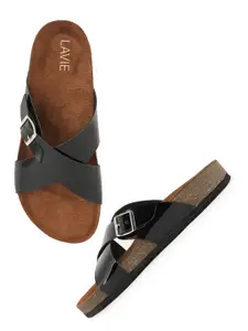 Lavie Women Open Toe Flats with Buckles