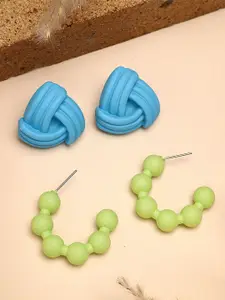 Bohey by KARATCART Pack Of 4 Contemporary Studs Earrings