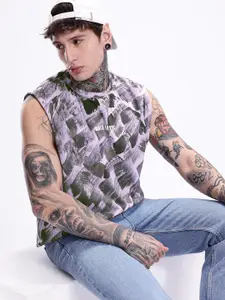 Kook N Keech Abstract Printed Pure Cotton T-shirt