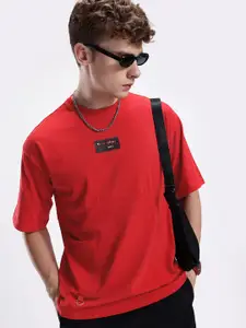 Kook N Keech Typography Printed Drop-Shoulder Sleeves Pure Cotton T-shirt