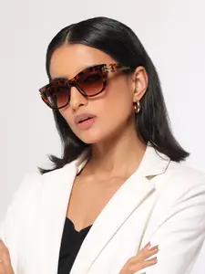 HASHTAG EYEWEAR Women Square Sunglasses With UV Protected Lens 9233-C4 - KGFT