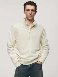 MANGO MAN High Neck Sweatshirt