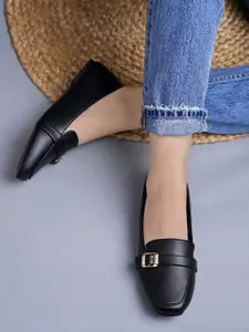 Shoetopia Women Loafers with Buckles