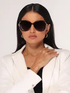 HASHTAG EYEWEAR Women  Butterfly Sunglasses with UV Protected Lens