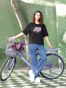 Global Republic Women Embellished Embroidered Cotton Crop Top