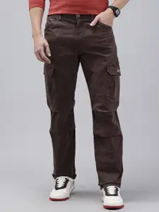 U.S. Polo Assn. Denim Co. Men Straight Fit Cargos Trousers