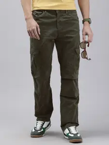 U.S. Polo Assn. Denim Co. Men Straight Fit Cargos Trousers