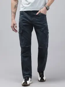 U.S. Polo Assn. Denim Co. Men Straight Fit Cargos Trousers