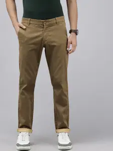 U.S. Polo Assn. Men Textured Denver Slim Fit Trousers