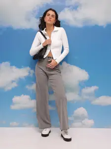 CORSICA Women Mid-Rise Stretchable Straight Fit Jeans