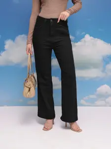 CORSICA Women Straight Fit Mid-Rise Stretchable Jeans