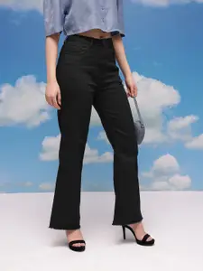 CORSICA Women Straight Fit Mid-Rise Stretchable Jeans