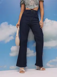 CORSICA Women Straight Fit Mid-Rise Stretchable Jeans