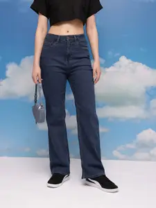 CORSICA Women Straight Fit Mid-Rise Stretchable Jeans