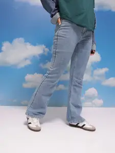 CORSICA Women High-Rise Light Fade Stretchable Bootcut Jeans