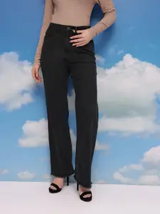 CORSICA Women Straight Fit Mid-Rise Stretchable Jeans