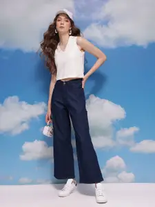 CORSICA Women Wide Leg Stretchable Jeans