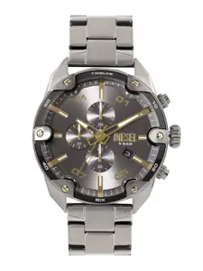 DIESEL Men Spiked Multi Function Analogue Watch DZ4669I