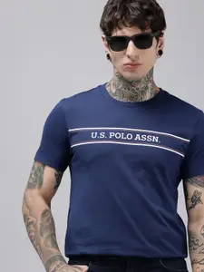 U.S. Polo Assn. Slim Fit Brand Logo Printed T-shirt