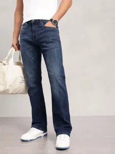 Nautica Men Bootcut Mid-Rise Light Fade Stretchable Jeans