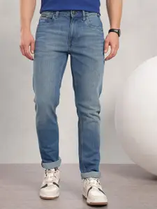 Nautica Men Slim Fit Mid-Rise Light Fade Stretchable Jeans