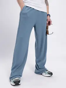 glitchez Men Pleated Baggy Fit Track Pants