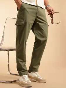 French Connection Men Regular Fit Cargos Trousers