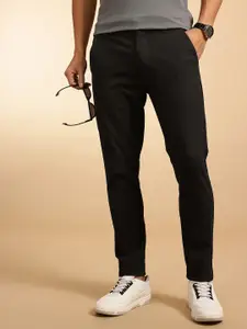 French Connection Men Striped Slim Fit Chinos Trousers